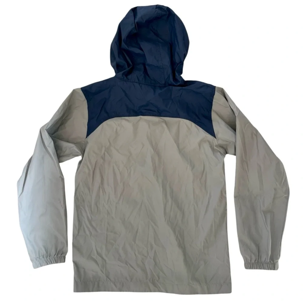 Columbia ‘Glennaker’ Hooded Lightweight Blue and Light Gray Light rain jacket - Picture 3 of 8